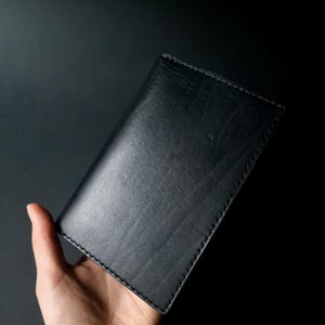 Custodia in pelle A6, Portadocumenti di circolazione, Copertura assicurativa auto, Custodia in pelle bifold, Accessori in pelle per uomo, Regalo per marito