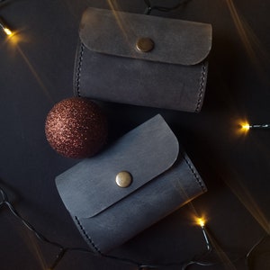 Damen Weihnachtsgeschenk - Geschenkidee für Sie - Weihnachtsgeschenk Idee für Frau - Crazy Horse Leder Portemonnaie - Damenleder Geldbörse