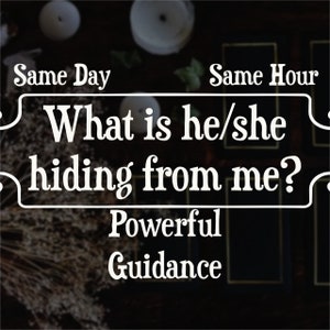 What he/she hiding from me?   - Same Hour Tarot Reading - Love Reading - Twinflame Reading - Psychic Tarot Reading - Soulmate Reading