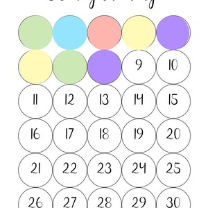 30 Day Challenge PDF and Printable - Etsy