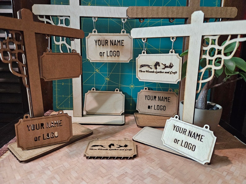 Mini Signpost - Wood - Choice of 6-8-10 Inches, Custom Engraved Sign - Etsy
