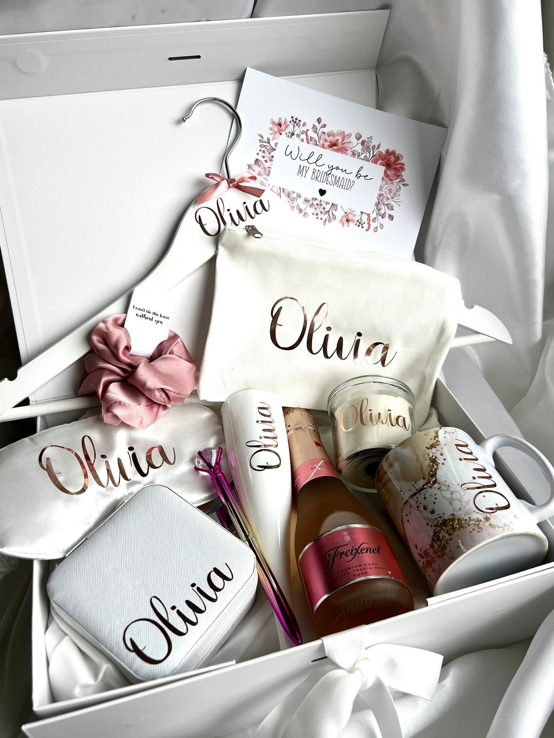 Bridesmaid Proposal Box Luxury Personalised Gift Hamper - Etsy