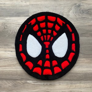M.T.O Spidey Face Custom Tufted Rug - Etsy