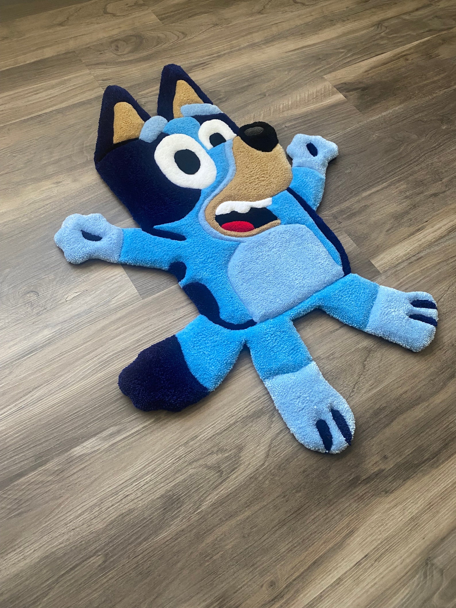 M.T.O Bluey Custom Tufted Rug - Etsy