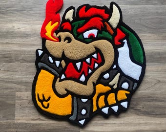 Nintendo Bowser Custom Tufted Rug - Etsy