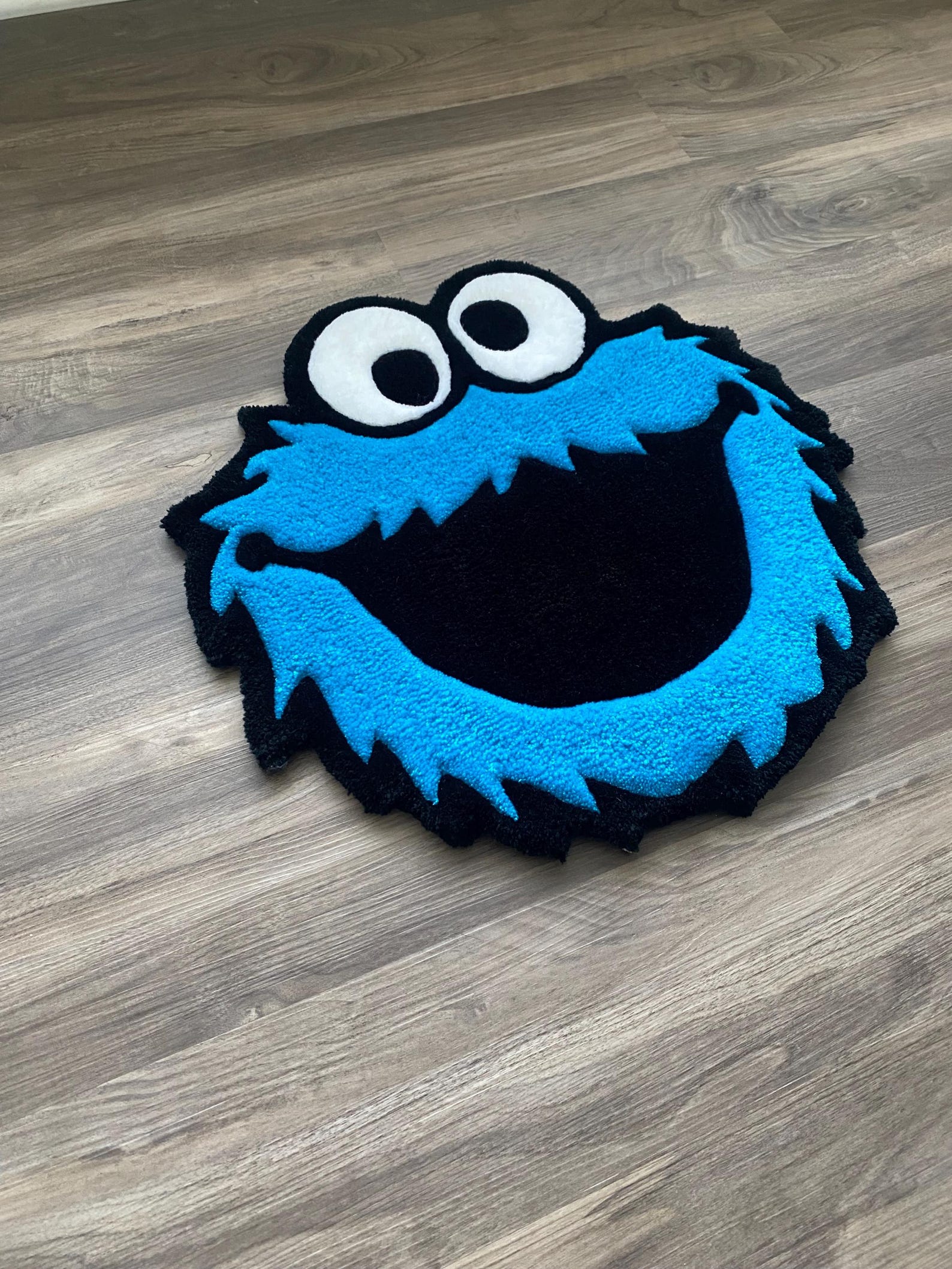 M.T.O Cookie Monster Custom Tufted Rug - Etsy