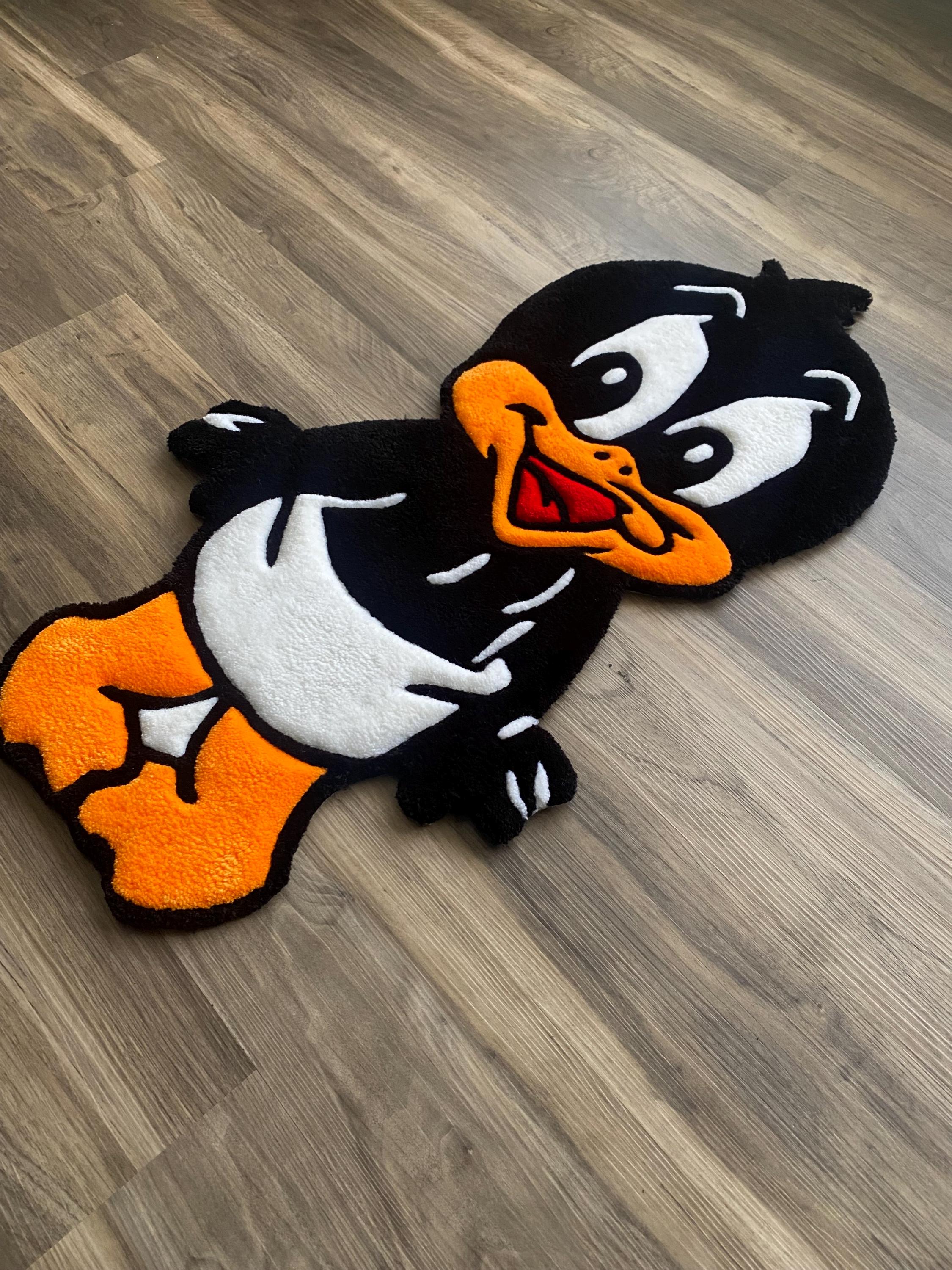 Baby Daffy Duck Custom Tufted Rug - Etsy