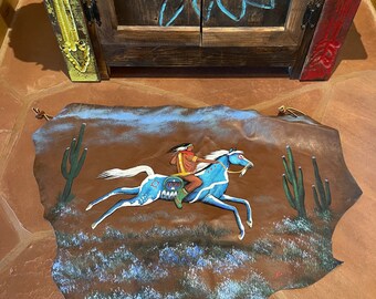 Hand painted Southwestern wall decor