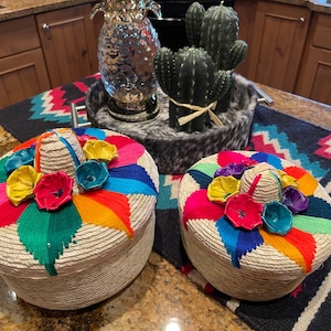 Tortilla taco holder or Trinket box  SET OF 2