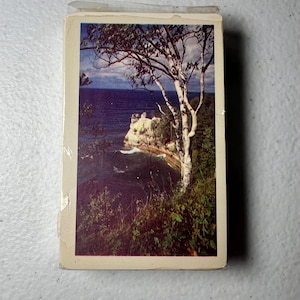 Vintage Arrco Playing Cards Deck Ocean Cliff Oceanside Coast Sealed USA
