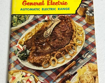 VTG General Electric Verwendung und Genießen Ihrer elektrischen Reichweite Rezepte 50er Jahre MCM