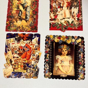 Lot of 4 Postcards Cynthia Hart’s Victorian Calendar 2005 New York Blank