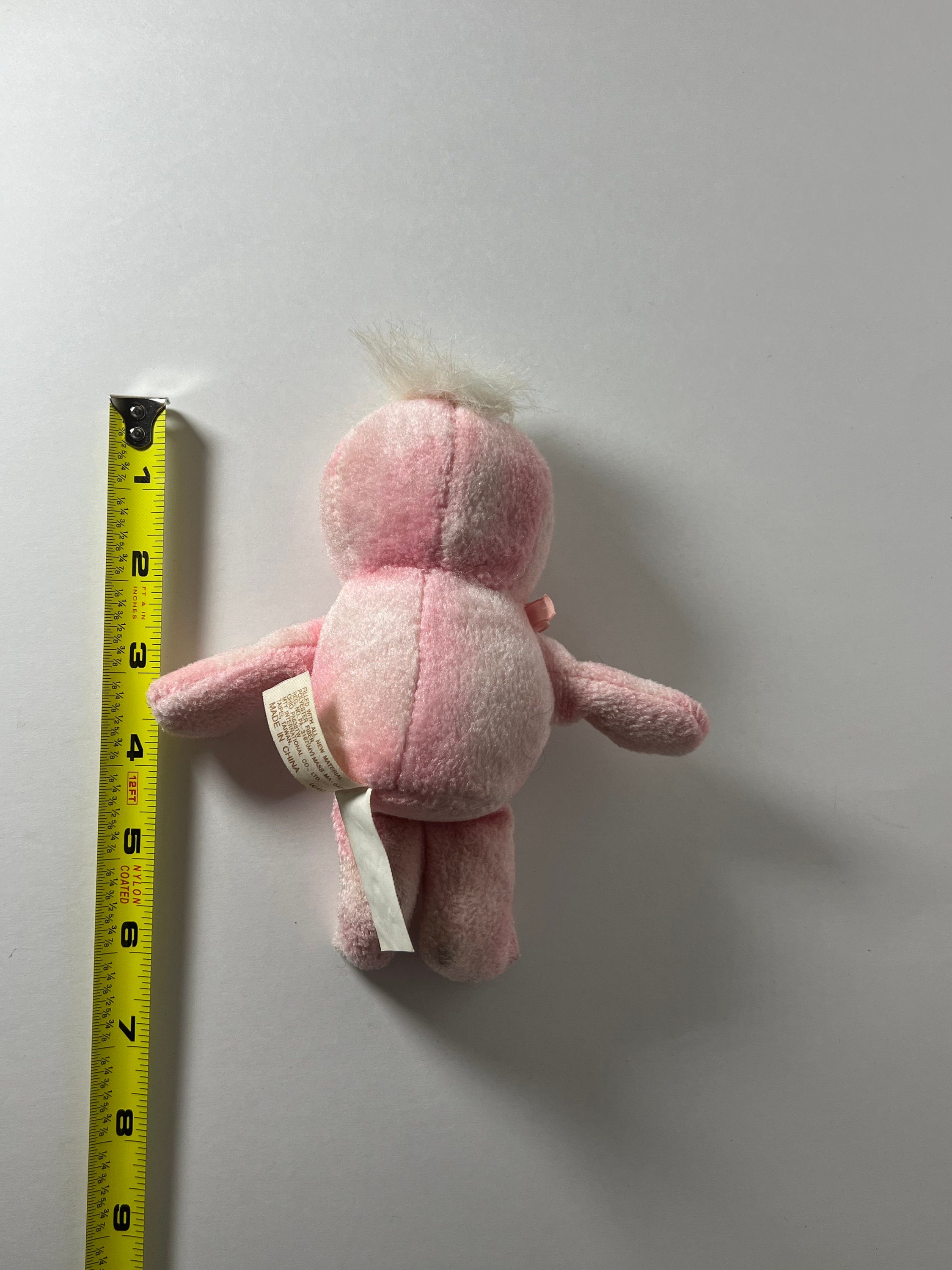 Dan Dee Smiley Face Giggle Plush Pink I Love You Heart Doll