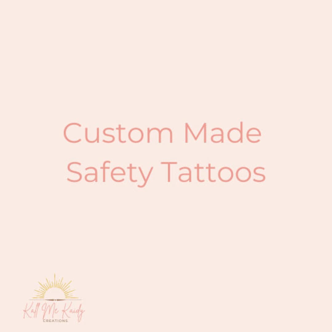 Child Safety Tattoos If Lost Tattoo Custom Temporary Tattoos Made to