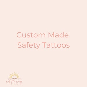 Child Safety Tattoos | If Lost Tattoo | Custom temporary tattoos | made to order