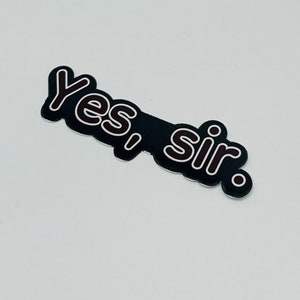 Sì, Sir Sticker / Romance Inspired / Regali per i lettori