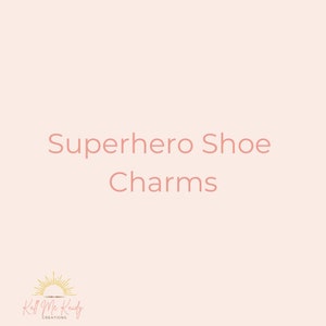 Superhelden Schuh Charms