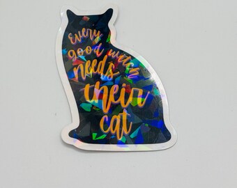 Every Good Witch Sticker | Holografischer Aufkleber | Halloween Inspirierter Sticker