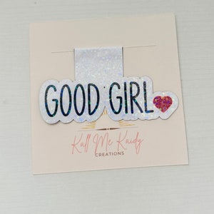 Good Girl Romance Inspired Holographic Magnetic Bookmark | Gifts for Readers