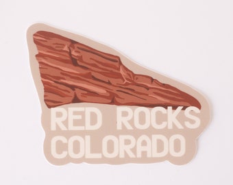Red Rocks Colorado Sticker