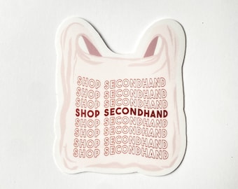 Shop Secondhand Bag Sticker