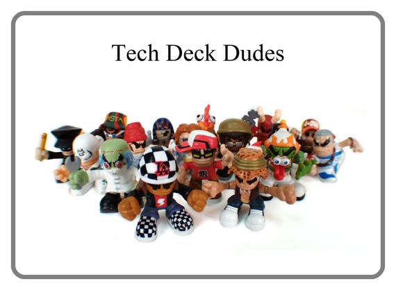 Tech Deck Dude Zoods ( 6 Pcs.) - Etsy