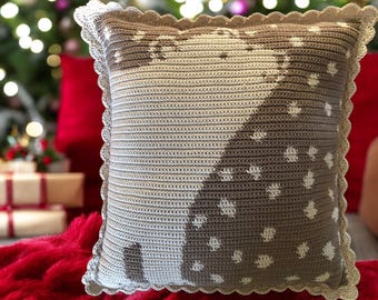 Crochet Cushion Cover Pattern: Retro Tapestry Design (PDF Pattern)
