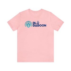 Blu Baboon Mask Full Logo Unisex Jersey Short Sleeve Tee image 9