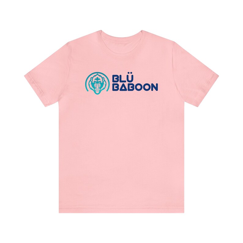 Blu Baboon Mask Full Logo Unisex Jersey Short Sleeve Tee image 9