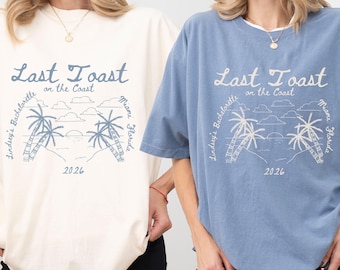 Mermaid Bachelorette Shirt, Beach Bachelorette shirt, Coastal Bachelorette Tee, Tropical Bach tee, Custom Beach Coastal Bride Trip Tee