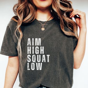 Womens Workout Gym Shirt, Fitness Comfort Colors TShirt, Womens Gym Shirt, Womens Gym Tee, Funny Weightlifting Training T-Shirt for Her