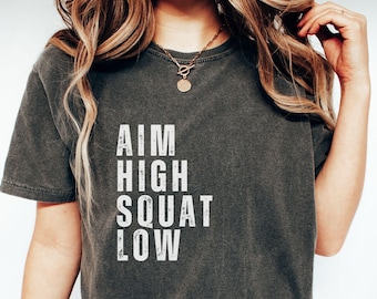 Womens Workout Gym Shirt, Fitness Comfort Colors TShirt, Womens Gym Shirt, Womens Gym Tee, Funny Weightlifting Training T-Shirt for Her