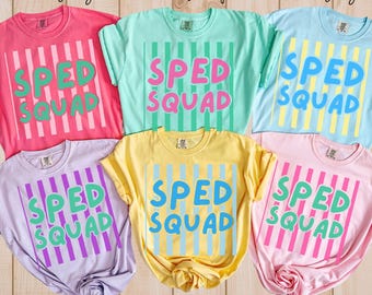 Special Education Teacher Shirt, Comfort Colors® Sped Tee,Special Education team,back to school tee,Preschool teacher,Elementary Teacher tee