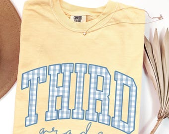 Third Grade Teacher Shirt,Comfort Colors® third Grade Tee, 3rd grade team shirt,Back to School Teacher tee, Cute Elementary Teacher tee