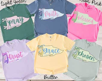 Comfort Colors Christian Shirt,Bible Verse Tee, Faith Based Shirt, bible study gift,Jesus Shirt,Church Youth Group Gift,Religious Womens Tee
