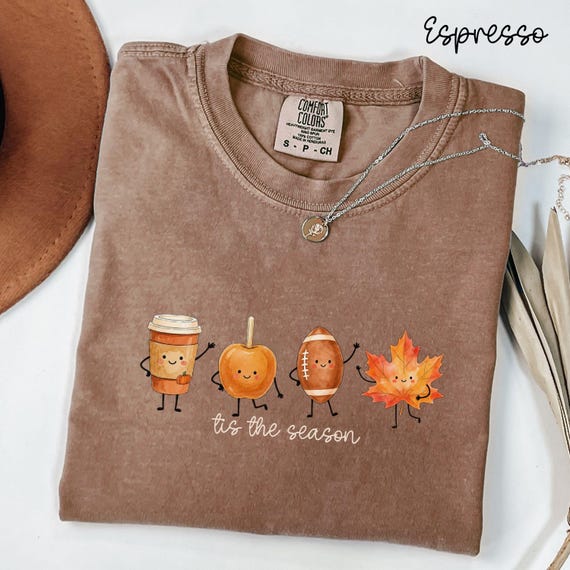 Comfort Colors Fall Shirt, Cozy Autumn Tee, Pumpkin Shirt, Coffee Lover Shirt, Coquette Fall Tee, Cozy Vibes Shirt, Fall Lover Gift