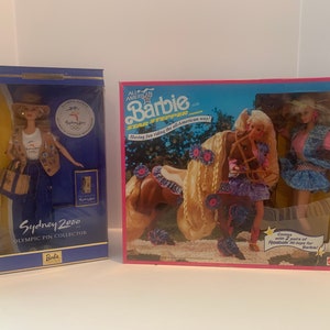 Raras pegatinas vintage de Barbie / Sandylion Sticker Pack / Incluye 2  hojas de Barbie y sus accesorios