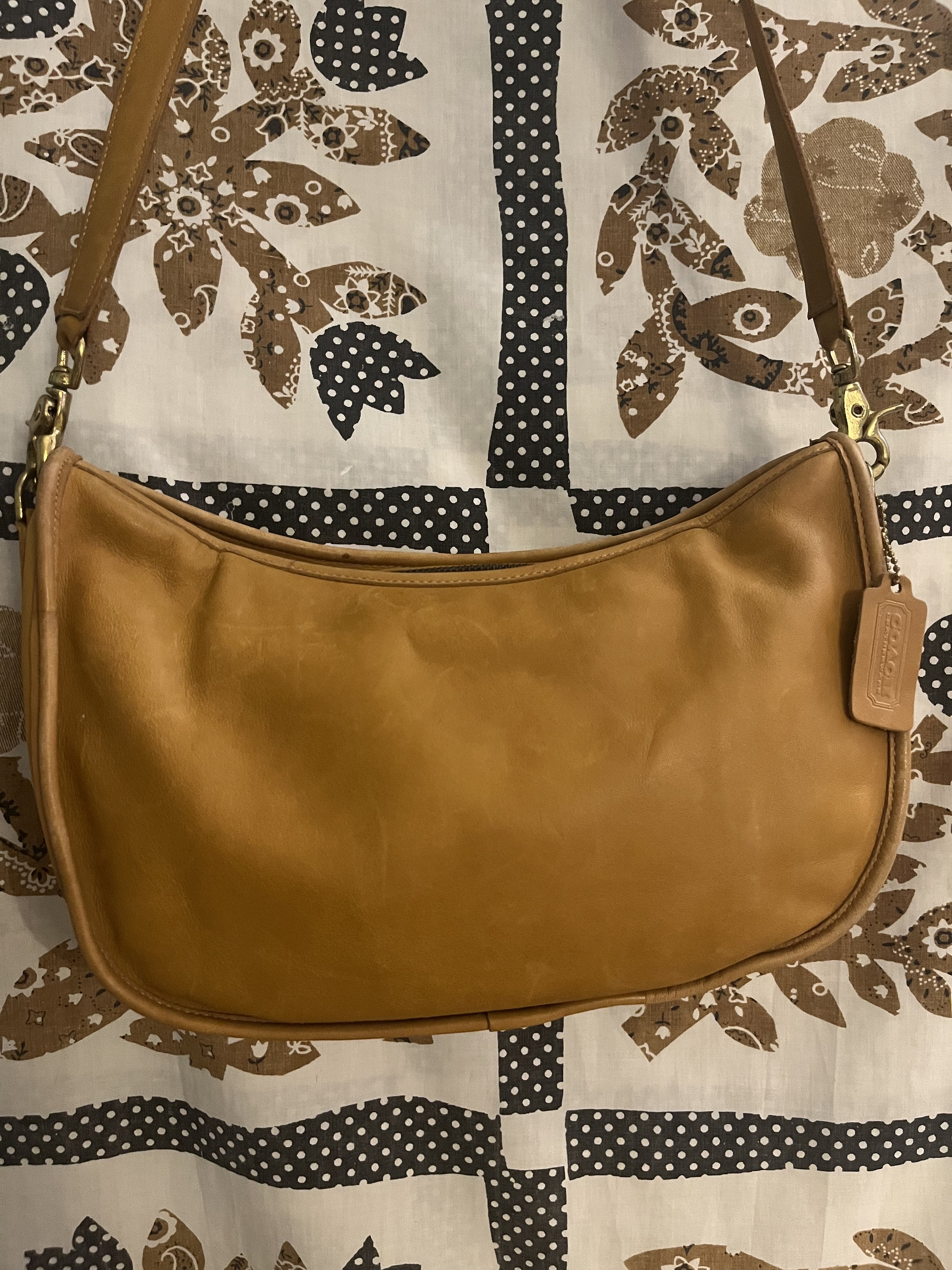 Mustard yellow cheap coach bag