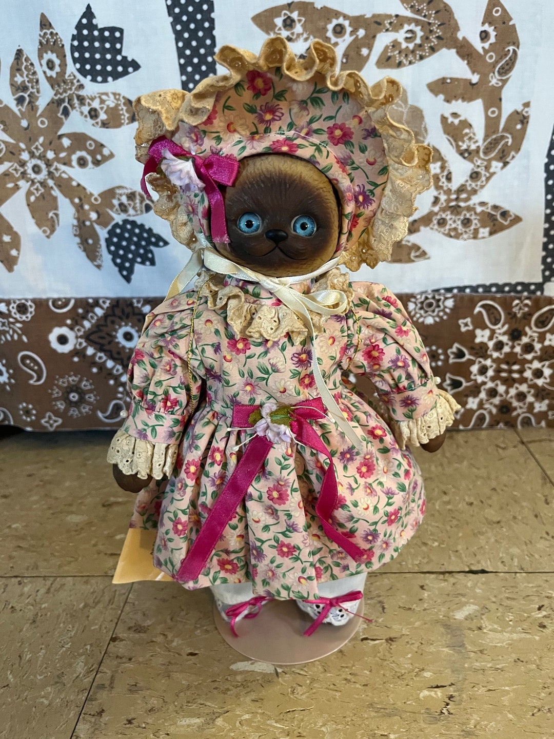 Vintage Cat Doll Betty Jane Carter Belle Cat Doll Etsy