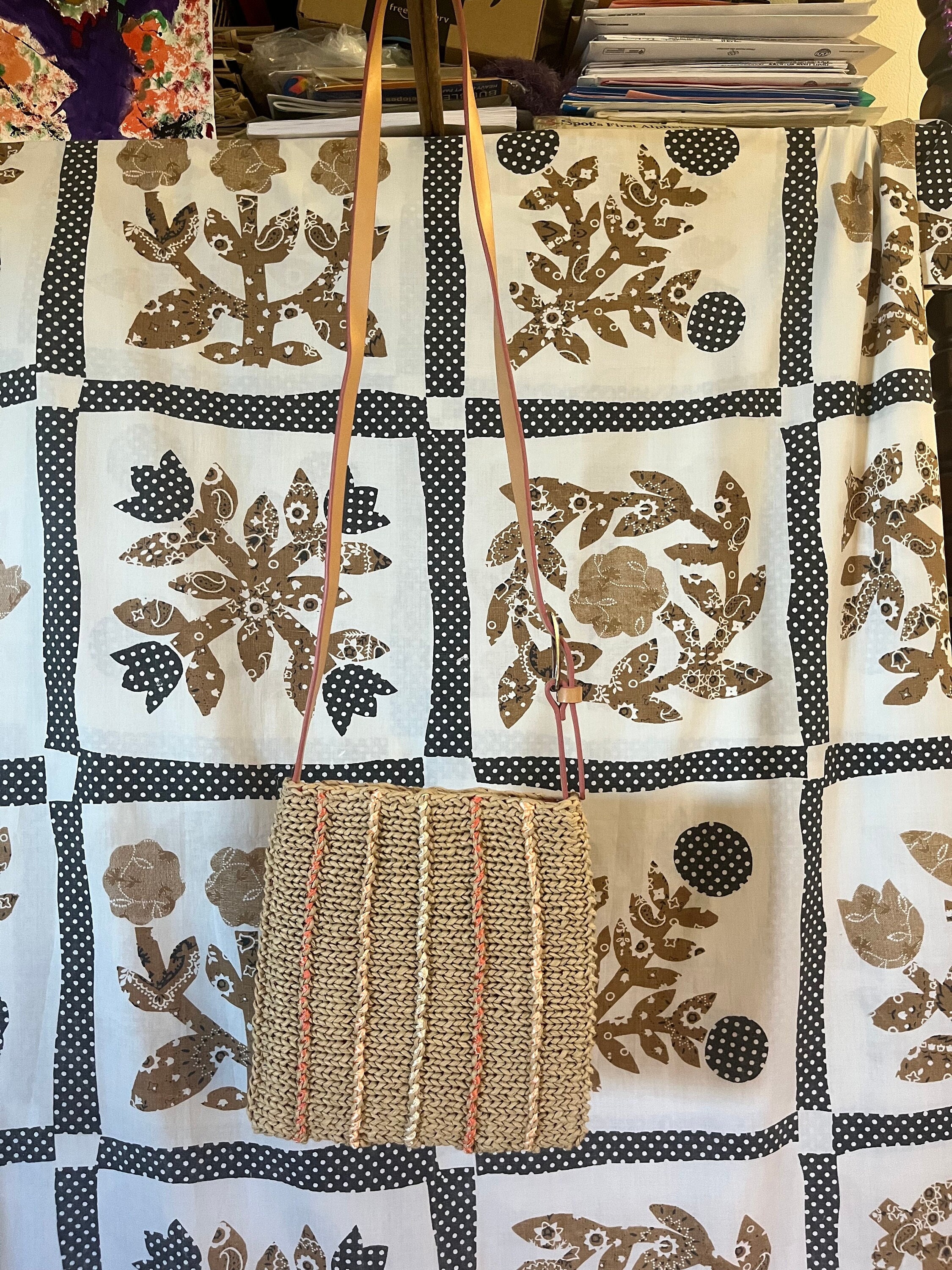 Sac à Main Elliott Lucca En Cuir Tissé Multicolore - Neuf Avec étiquettes, Modèle Coloré Et Original