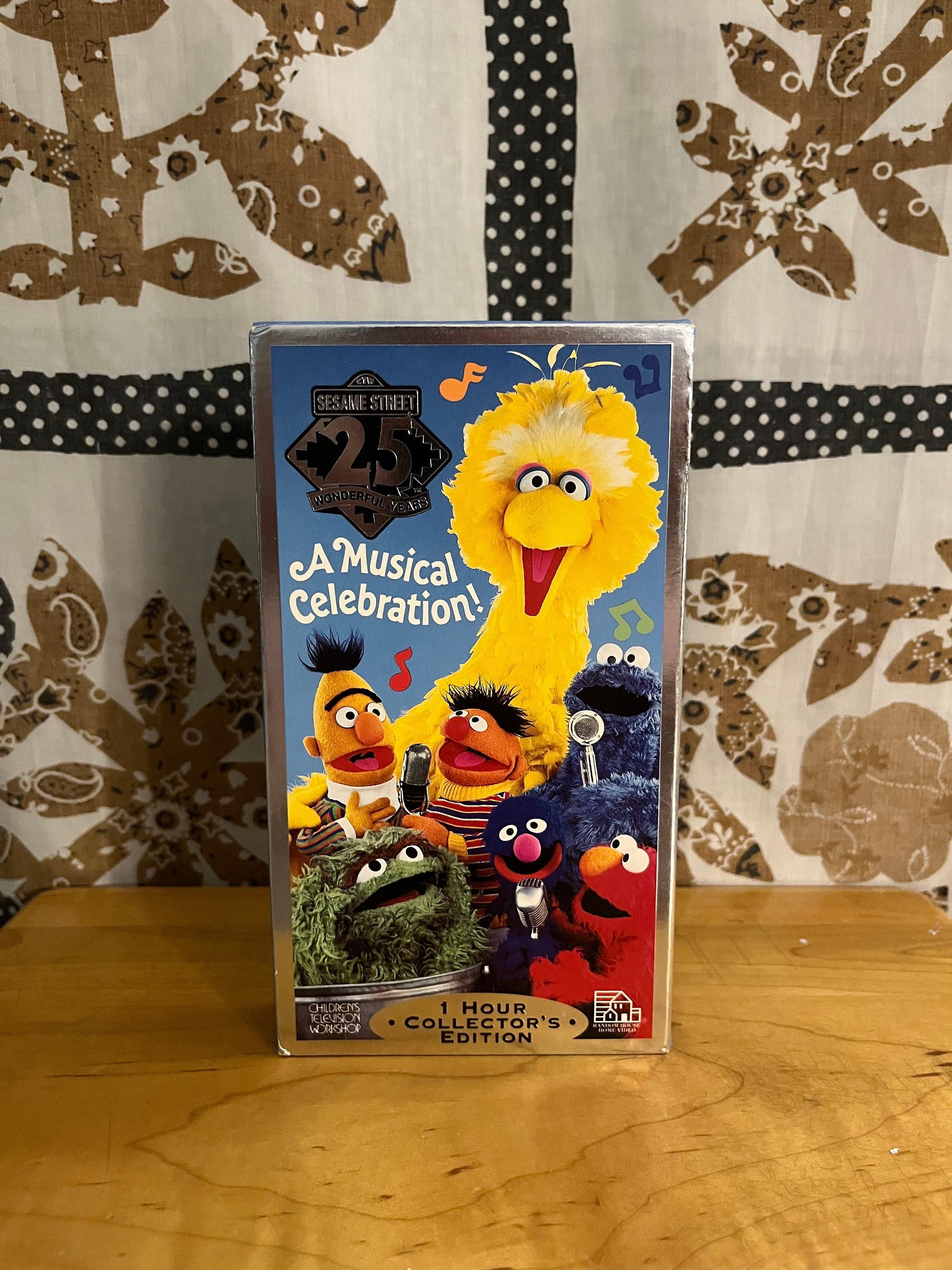 Sesame Street 25th Birthday A Musical Celebration VHS Kids Children Video  Nostalgic Kid Movies Big Bird Ernie Oscar Grover Elmo Memorabilia - Etsy, image size:2250x3000