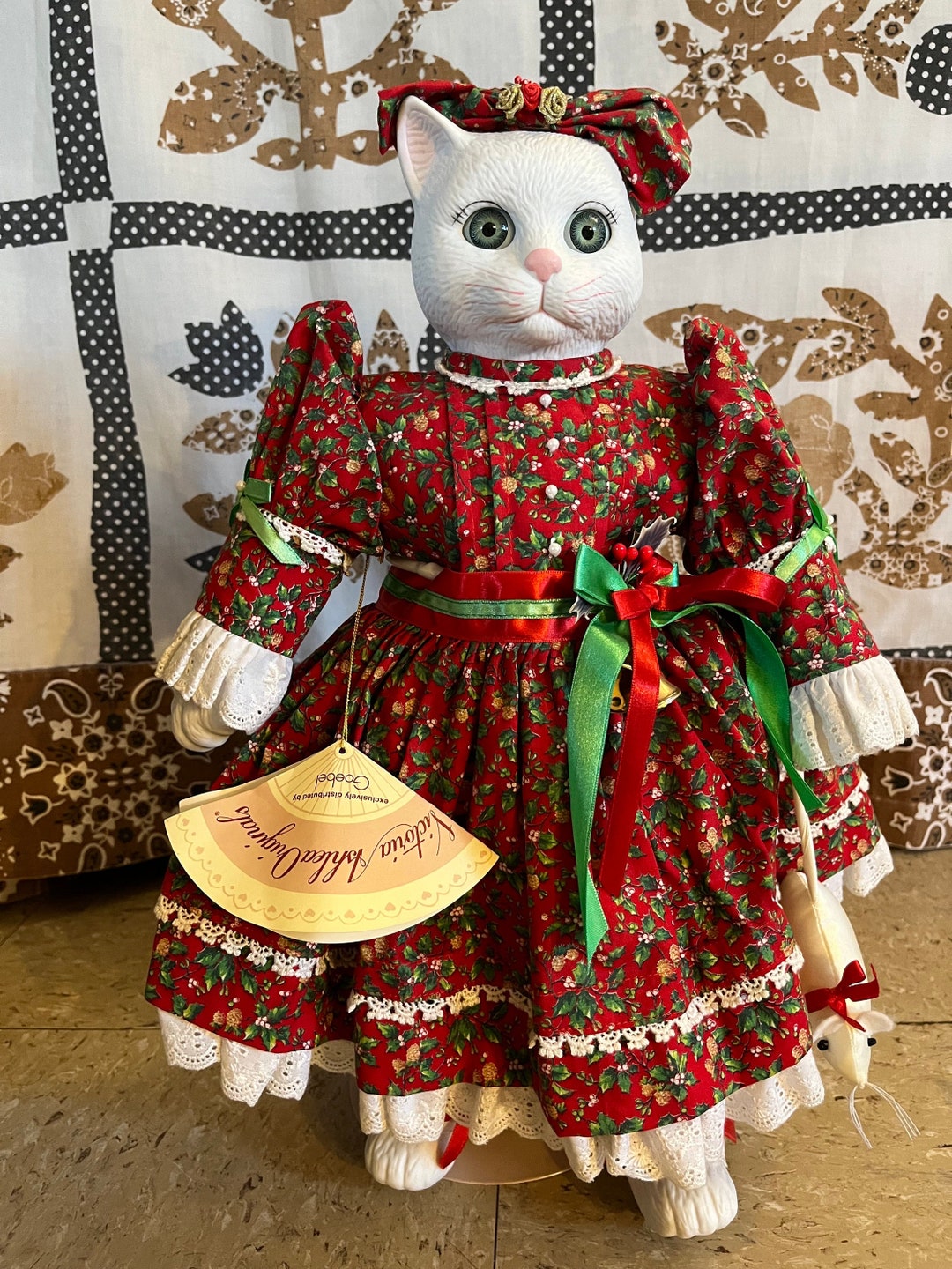 Vintage Porcelain Cat Doll Victoria Ashlea Originals Bette Etsy