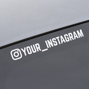 Instagram Name Sticker 2x Pack