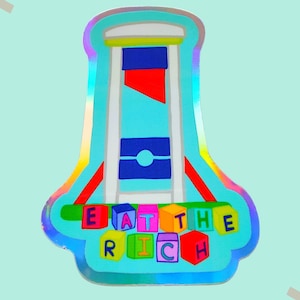 Eat The Rich Kid&#39;s Guillotine Sticker