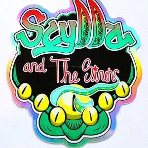 Fan-Made Hades 2 &quot;Scylla and the Sirens&quot; Sticker