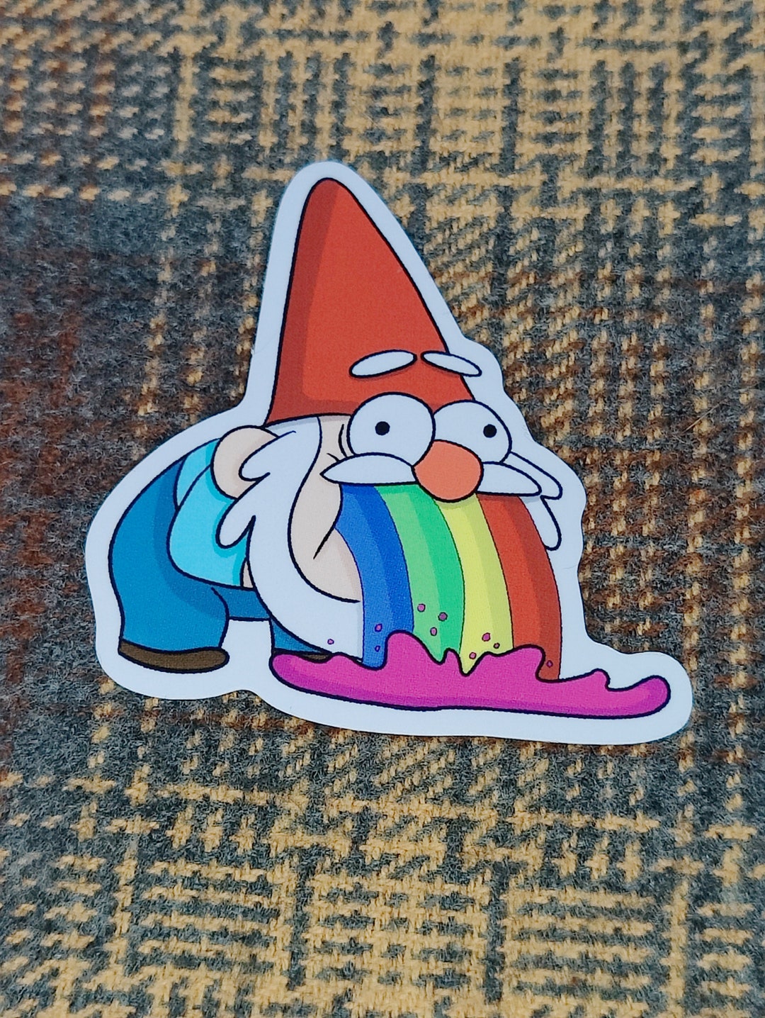 Gravity Falls Puking Gnome Sticker - Etsy