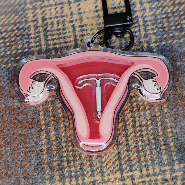 uterus iud shaker charm women's rights reproductive rights women's health