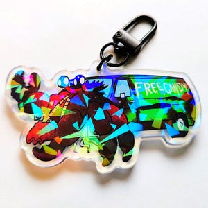 Fan-made Fallout Hermit Crab Keychain