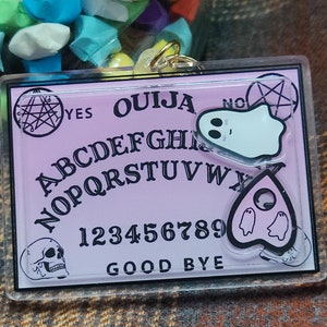 Pink Ouija Board Shaker Charm