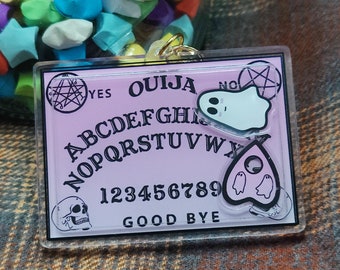 Pink Ouija Board Shaker Charm